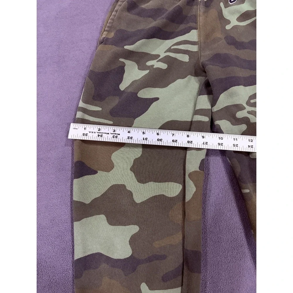 Gap Jogger Pants Kids XL Multicolor Camouflage Fleece Lined Tapered Drawstring